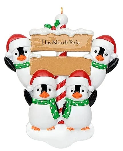 North Pole Penguin Family