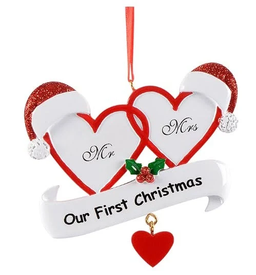 Our First Christmas Hearts