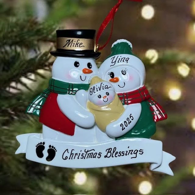 Snowman Christmas Blessings