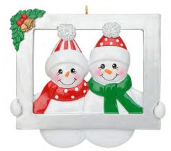 Snowman Picture Frame